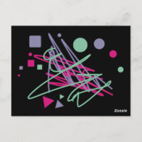 80er achtziger Vintage Farben spritzen Medley Art