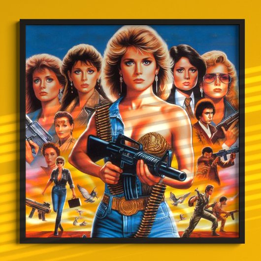 80er Action Girls Poster
