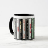 80er Alt Rock Kassette Tasse (Vorderseite Links)