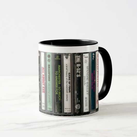 80er Alt Rock Kassette Tasse (VorderseiteRechts)