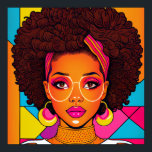 80er American Girls im Pop Art Style: farbenfroh ! Poster<br><div class="desc">"Erleben Sie die Essenz der 80er Culture mit diesem kühlen und lebendigen Pop Art Portrait. Dieses einzigartige Kunstwerk zeichnet die ikonische Mode und den persönlichen Stil der Zeit aus, mit fetten Strichen und hellen Farben, die es zu einem Muss für jede Pop Kunstsammlung machen. Verpassen Sie nicht Ihre Chance, eine...</div>