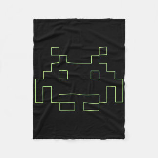 80er Arcade Game Retro Space Alien Invaders Gamer Fleecedecke