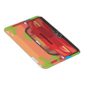 80er Arcade Sportwagen Magnet (Rechte Seite)