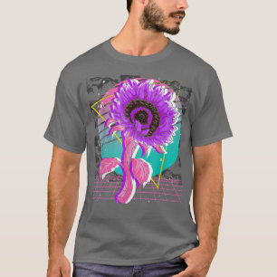 80er Art Blume Blossom Retro Vaporwave Aesthetics T-Shirt