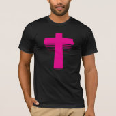80er Art Techno Kreuz T-Shirt (Vorderseite)