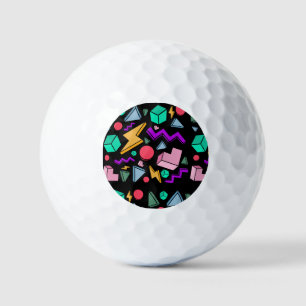 80er Ästhetik Vintage Retro Golfball