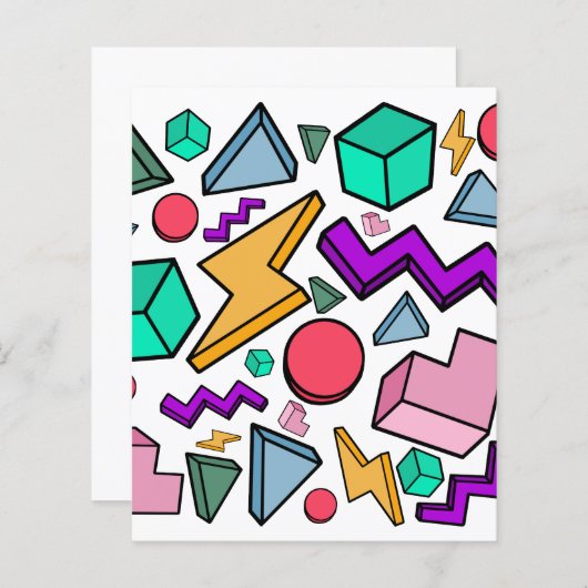 80er Ästhetische Vintag Retro (Vorne/Hinten)