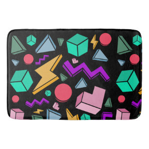 80er Ästhetische Vintag Retro Badematte