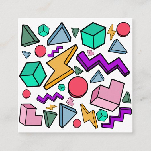 80er Ästhetische Vintag Retro Begleitkarte (Vorderseite)