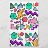 80er Ästhetische Vintag Retro Briefpapier (Vorderseite)