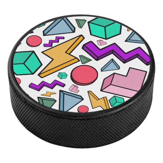 80er Ästhetische Vintag Retro Eishockey Puck (3/4)