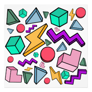 80er Ästhetische Vintag Retro Fotodruck