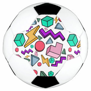 80er Ästhetische Vintag Retro Fußball