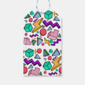 80er Ästhetische Vintag Retro Geschenkanhänger (Rückseite)