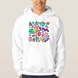 80er Ästhetische Vintag Retro Hoodie