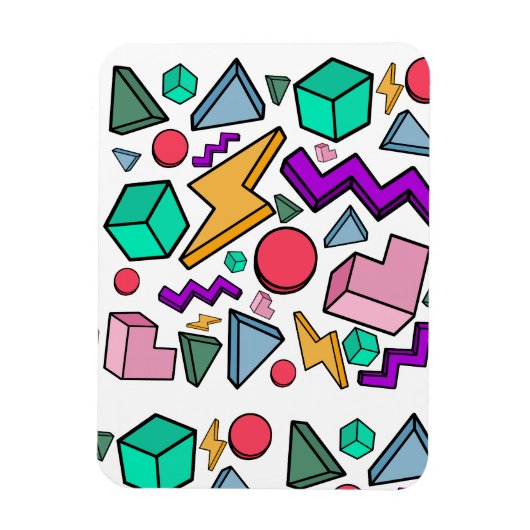 80er Ästhetische Vintag Retro Magnet (Vertikal)