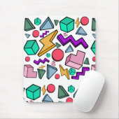 80er Ästhetische Vintag Retro Mousepad (Mit Mouse)