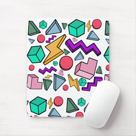 80er Ästhetische Vintag Retro Mousepad (Mit Mouse)