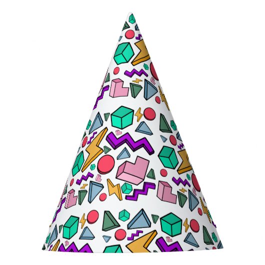 80er Ästhetische Vintag Retro Partyhütchen (Vorderseite)
