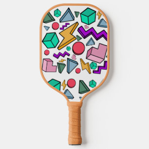 80er Ästhetische Vintag Retro Pickleball Schläger