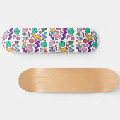 80er Ästhetische Vintag Retro Skateboard (Horizontal)