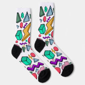 80er Ästhetische Vintag Retro Socken (Rechts)
