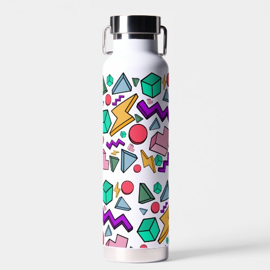 80er Ästhetische Vintag Retro Trinkflasche (Vorne)