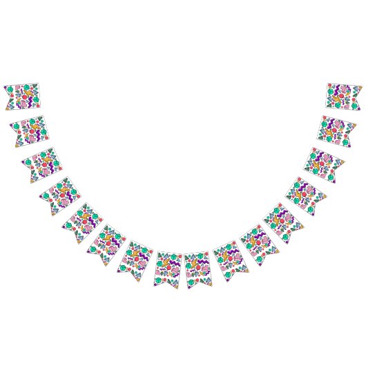 80er Ästhetische Vintag Retro Wimpelkette (Alle)