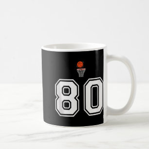 80er Basketball Style Vintage Weiße Tank Top  Kaffeetasse