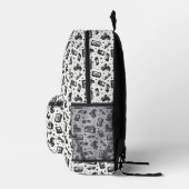 80er bedruckter rucksack (Rechts)