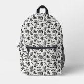 80er bedruckter rucksack (Vorderseite)