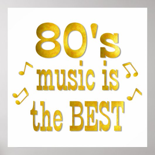 80er Best Poster (Vorne)