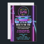 80er Birthday Party Redaktiontable Einladung<br><div class="desc">Retro 80er Party Design - Neon "Party Like It’s 1989" Thema für Throwback-Feiern Bereit zum Party, wie es 1989 ist - oder '87, oder ein vollkommen tubuläres Jahr aus dem ältesten Jahrzehnt überhaupt! Dieses Retro-80er-Party-Design macht Spaß mit lebhaften Neonakzenten, kühlen Schriftart und klassischen Rückzugsvibes. Dieses Design eignet sich perfekt, um...</div>