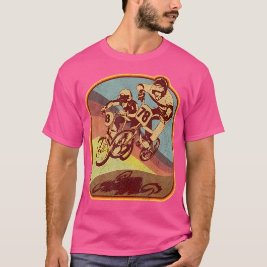 80er Bmx Krass erschüttert T-Shirt (Vorderseite)