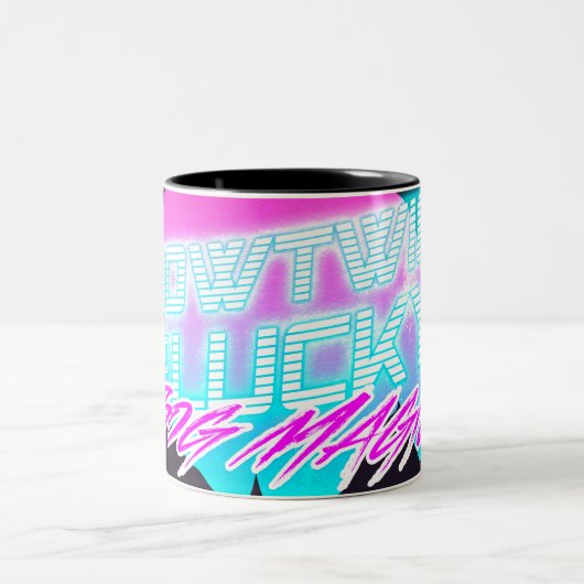 80er Bog Magic Zweifarbige Tasse (Mittel)