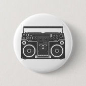 80er Boombox Button (Vorderseite)