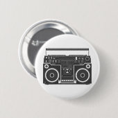 80er Boombox Button (Vorne & Hinten)