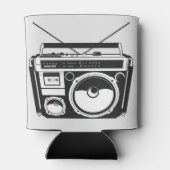 80er Boombox Gray Dosenkühler (Rückseite)