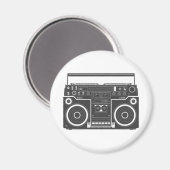 80er Boombox Magnet (Vorderseite/Rückseite)