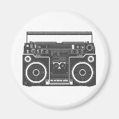 80er Boombox Magnet (Vorne)