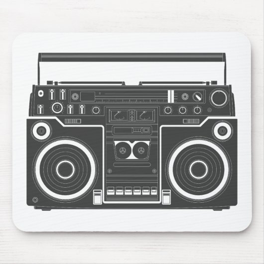 80er Boombox Mousepad (Vorne)