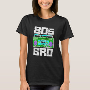 80er Bro 1980er Party Achtzigers Bruder Cassette P T-Shirt