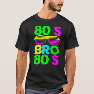 80er Bro Klassische Kostümmusik Geboren 1980 T-Shirt