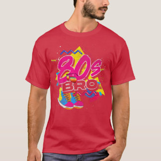 80er Bro Vintag Costume Party der 80er Jahre Music T-Shirt