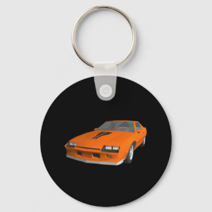 80er Camaro Sportwagen: 3D-Modell: Schlüsselanhäng Schlüsselanhänger