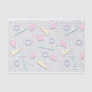 80er Candy Pastel Geo Druckfachpapier Seidenpapier