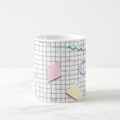 80er Candy Pastel Geo Print Tasse (Mittel)