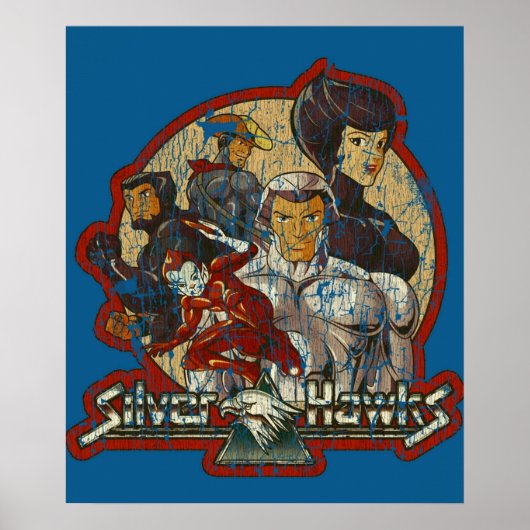 80er Cartoon Classic SilverFalken The Gang Vintag Poster (Vorne)