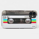 80er Cassette Tape Case-Mate iPhone Hülle (Rückseite (Horizontal))