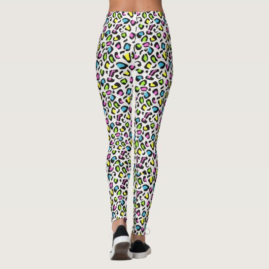80er Cheetah Print Leggings (Rückseite)